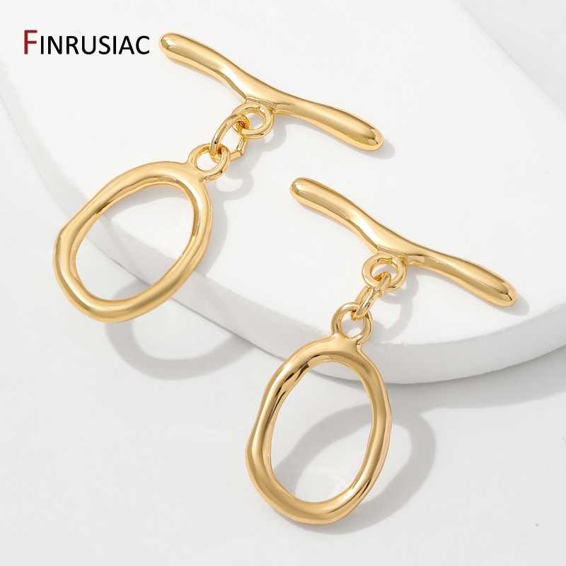 18K Gold Plated Brass Oval/Hea - Jewelry Making Items ulasan dan harga