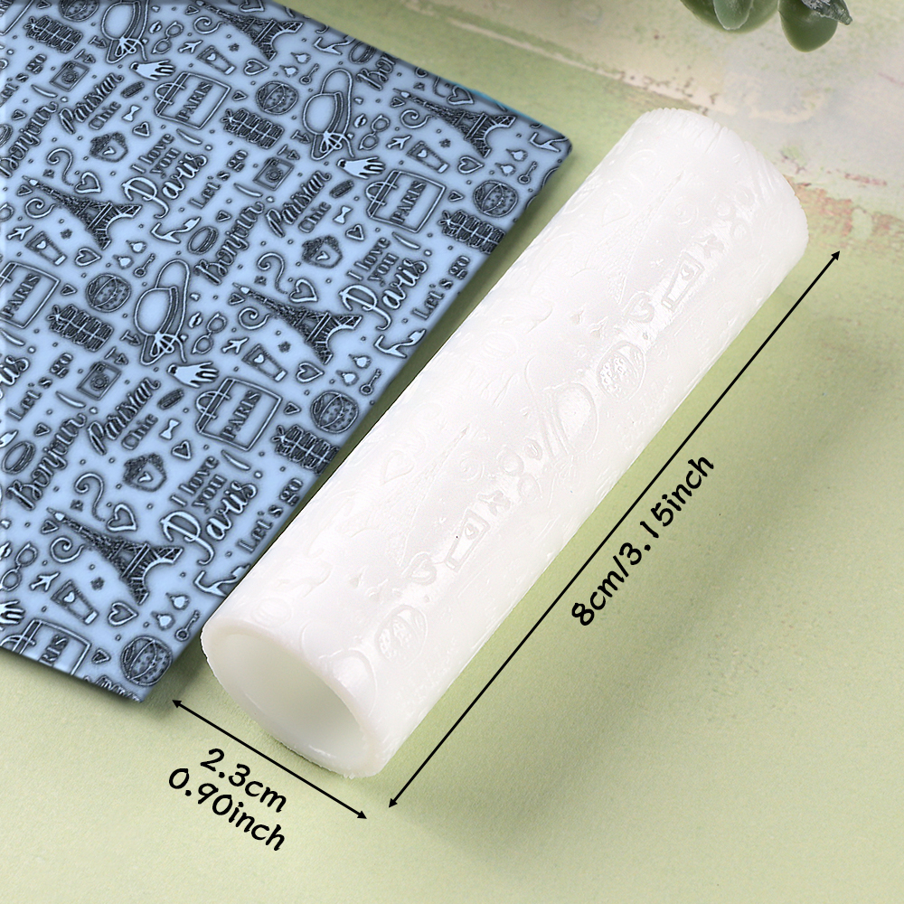 Roller Texture Polymer Clay/Vo - Jewelry Making Paris ulasan dan harga