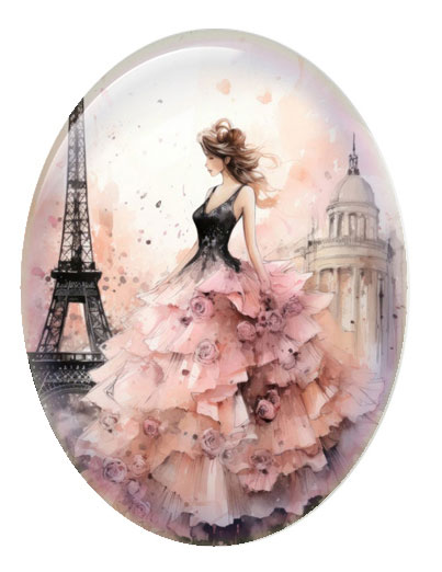 10pcs/lot Gothic Black Pink Pa - Jewelry Making Paris ulasan dan harga