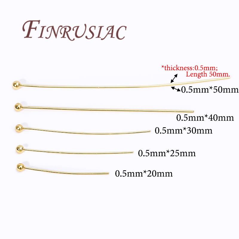 50Pcs 20-50mm Gold Plated Pins - Jewelry Making Looper Tool ulasan dan harga
