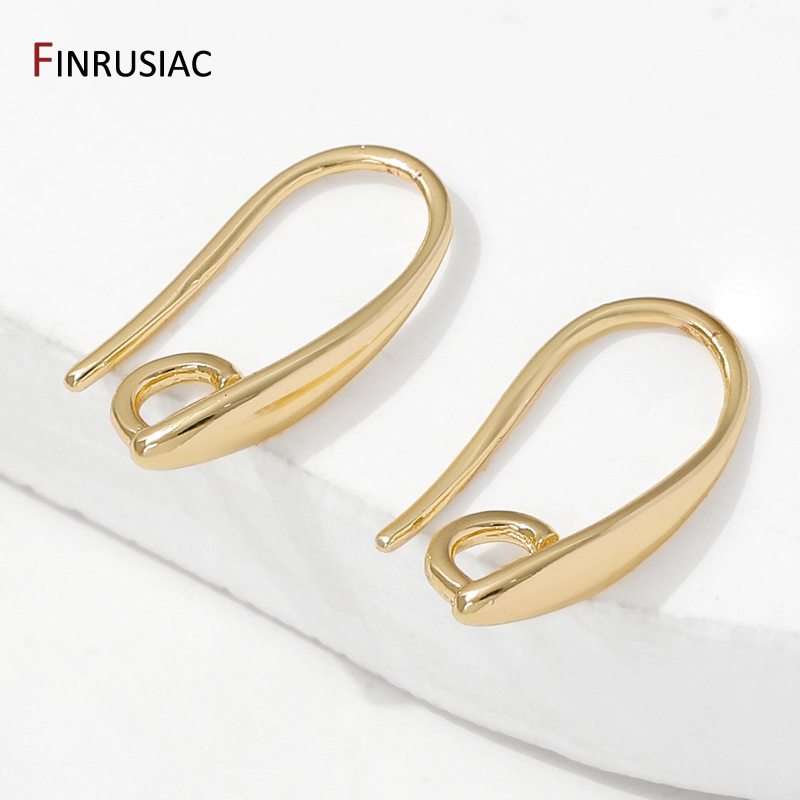 14K Gold Plated Brass Smooth E - Jewelry Making Articles ulasan dan harga