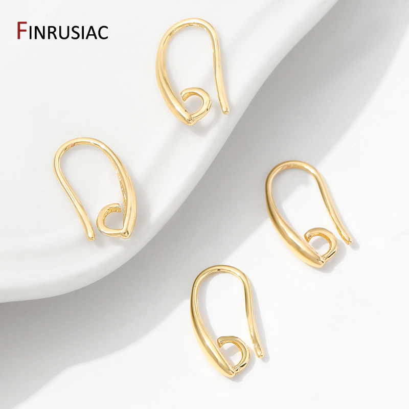 14K Gold Plated Brass Smooth E - Jewelry Making Articles ulasan dan harga